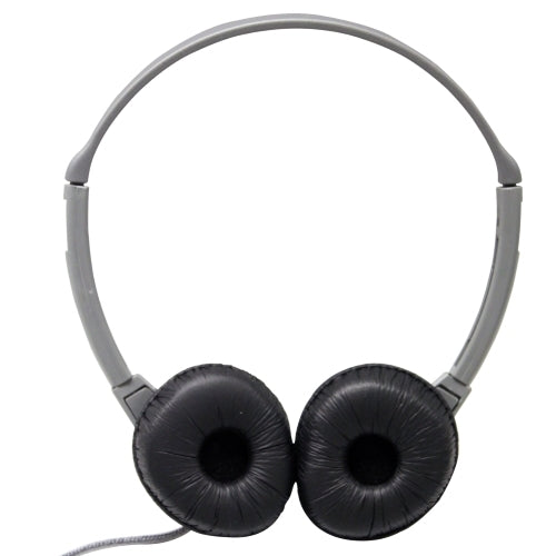 MS2L personal headphones with leatherette ear cushions, ideal for bulk school headphones and classroom use.
