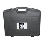 Durable carrying case for bulk school headphones, ideal for education settings like classrooms and labs.