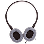 LH-55 school headphones with grey earcups, ideal for bulk purchase in classrooms, providing comfort and quality sound.