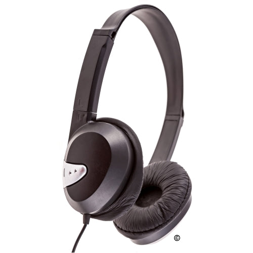 Stereo Headphones LH-60 for school, lightweight and adjustable, ideal for educational use and testing.
