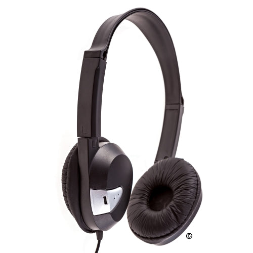 Lightweight LH-60 school headphones for education, ideal for testing and compatible with PCs and mobile devices.