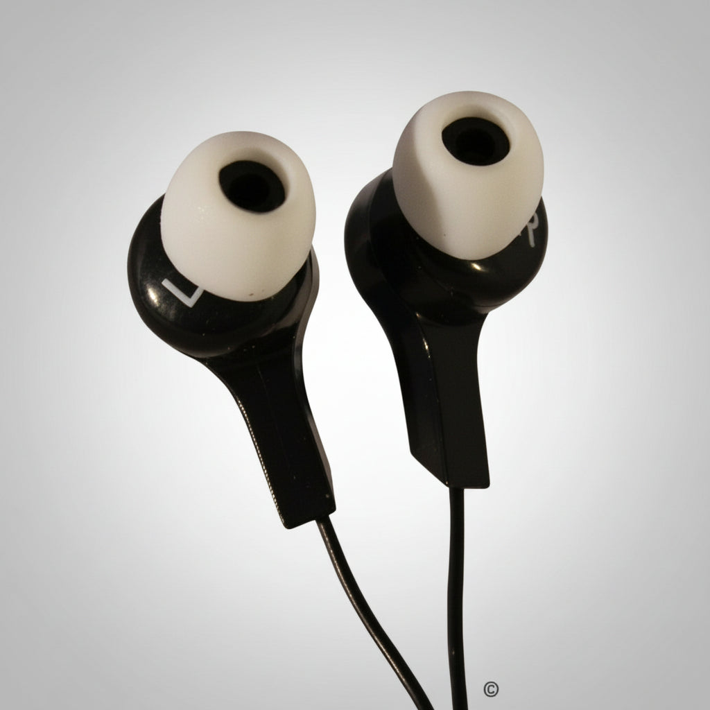 SoundLH Earbuds showing left and right sides