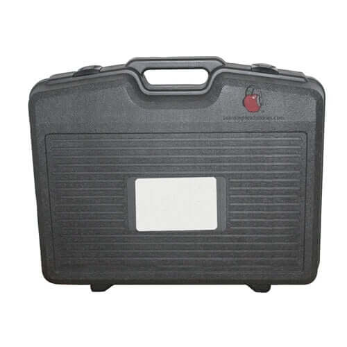 Rugged ABS headphone carry case for bulk school headphones, providing durable protection for school headphones.