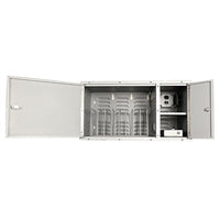 Thumbnail for Hamilton Buhl PowerStacker Tower 10-Bay Charging Cabinet for bulk school headphones and educational devices.