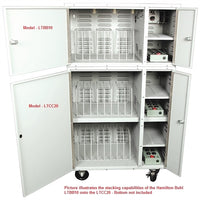Thumbnail for Hamilton Buhl PowerStacker 10-Bay Charging Cabinet, ideal for school headphones and bulk headphone packs.