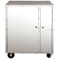 Thumbnail for PowerStacker Tower 20-Bay Charging Cart with casters for school headphones and charging solutions.