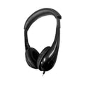 Motiv8 TRS classroom headphones with in-line volume control, designed for bulk school use and educational environments.