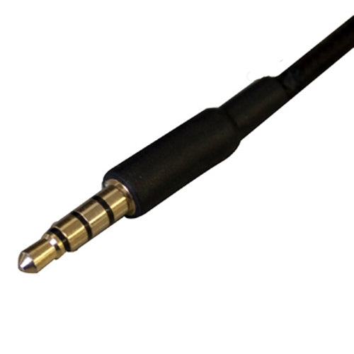 TRRS plug for school headphones, ideal for connecting to mobile devices and computers in educational settings.