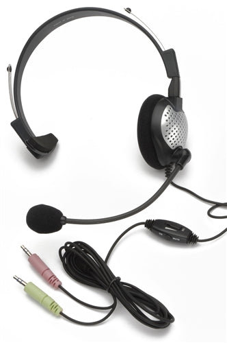 NC-181VM On-Ear Monaural Headset for school, ideal bulk headphones for education with noise-canceling features.