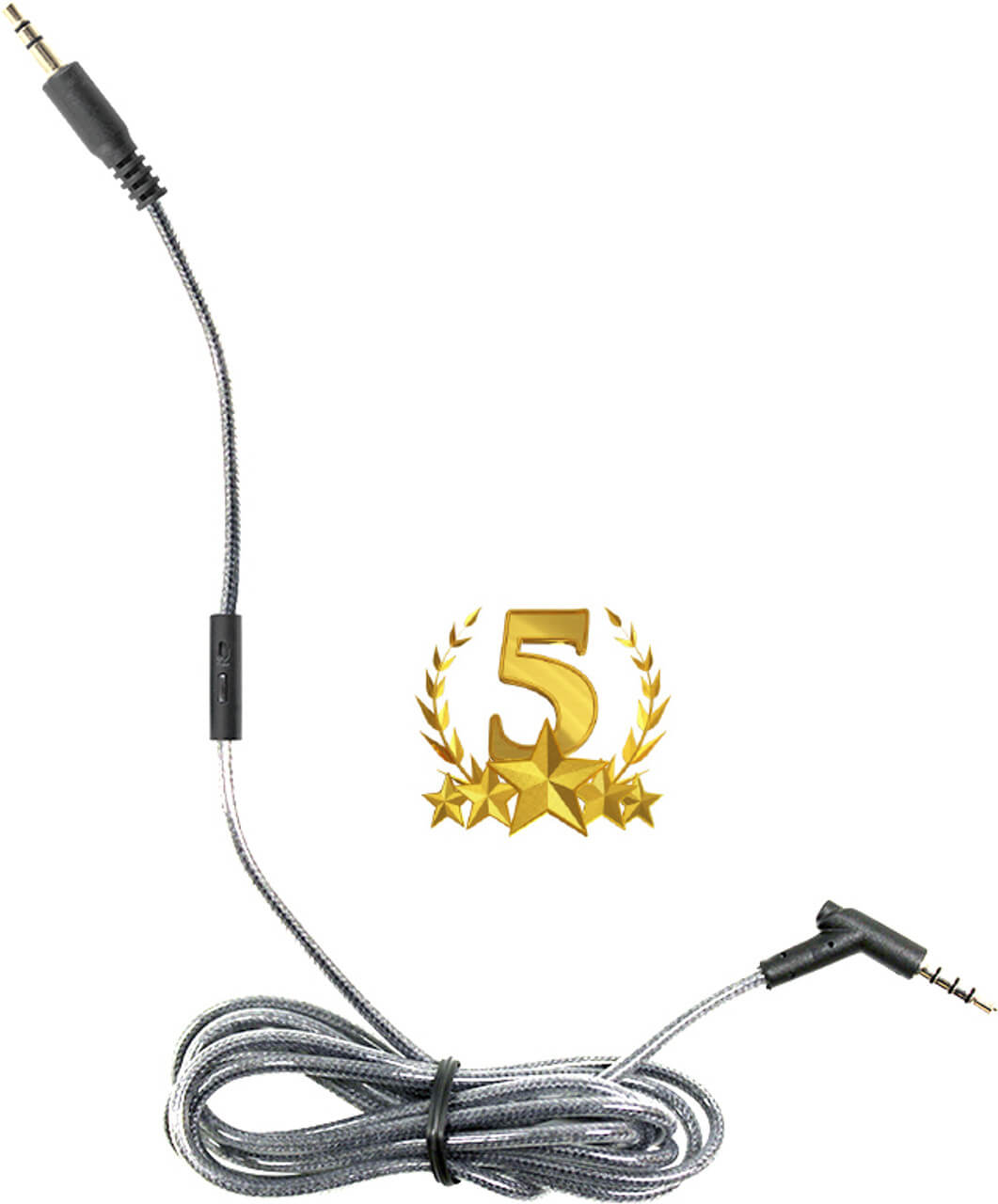 HamiltonBuhl Deluxe Active Noise-Cancelling Cord – Converts Headphone into a Headset