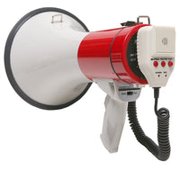 Thumbnail for 20-watt megaphone with recording feature, ideal for coaches, teachers, and tour guides for effective voice projection.