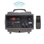 Back view of the Wireless PresentationPro speaker with adjustable sound controls, ideal for schools and educational settings.
