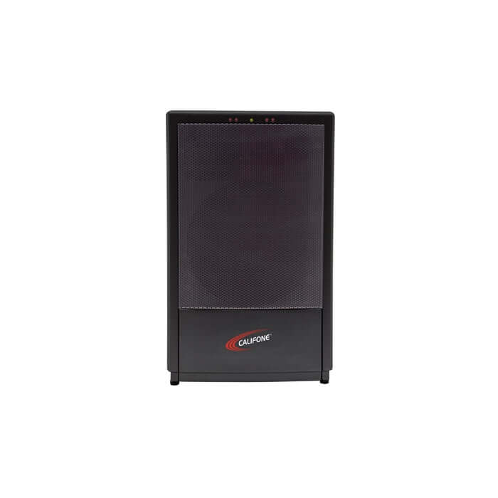 PowerPro Companion Speaker, a durable 90W PA speaker for outdoor use, features wireless capabilities and weather-resistant design.