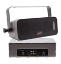 Powered Field Array Speaker with adjustable handle, designed for classrooms and large audiences, clear sound projection.