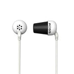 Noise isolating Koss earbuds with memory foam cushions, perfect for bulk school headphones and education settings.