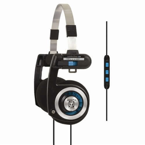Koss Porta Pro KTC headphones with mic, ideal bulk school headphones for education and comfortable listening.