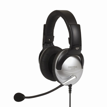 Koss SB45 Multimedia Headset with microphone, designed for education and bulk school headphone packs.