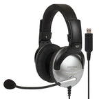 Koss USB Multimedia Headset with mic for education, ideal as bulk school headphones or headphone pack for school.