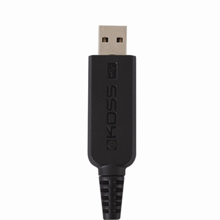 USB connector for Koss multimedia headset, ideal for bulk school headphones and classroom use.