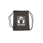 Sack-O-Phones drawstring bag for storing bulk school headphones and accessories, ideal for classroom use.