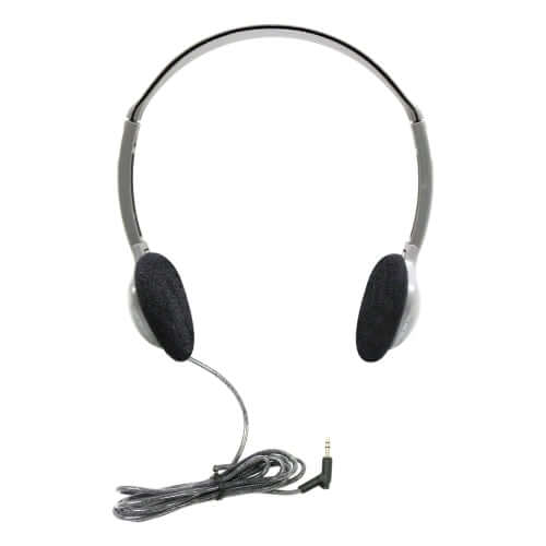 HA2 School Headphones with foam earcups, perfect for bulk school headphone packs and education use.