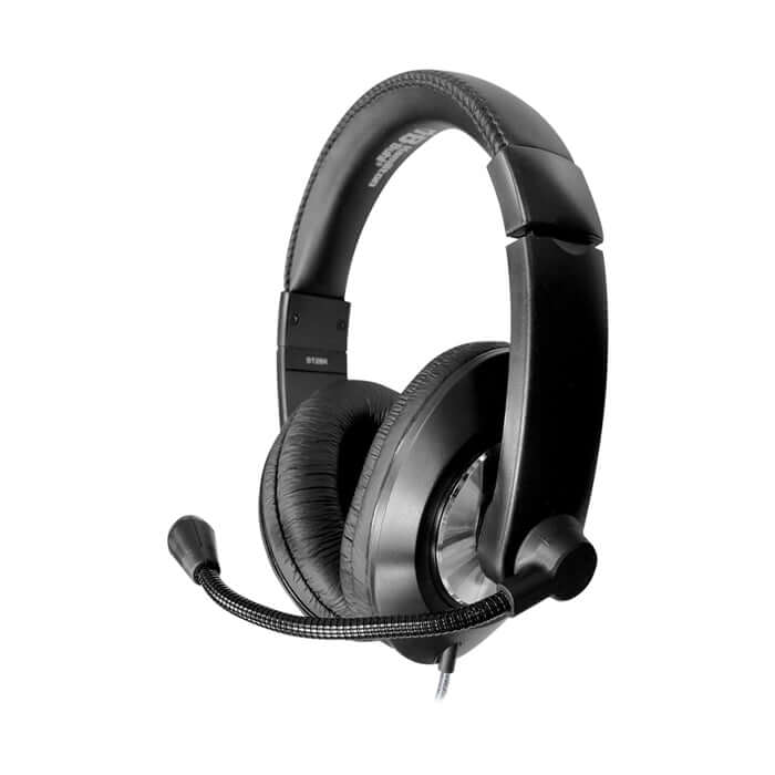 Hamilton Buhl Smart-Trek Deluxe stereo headset with boom microphone