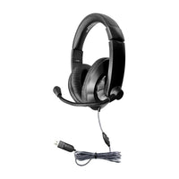 Thumbnail for Smart-Trek Deluxe Stereo Headset with Volume Control and USB Plug - Learning Headphones
