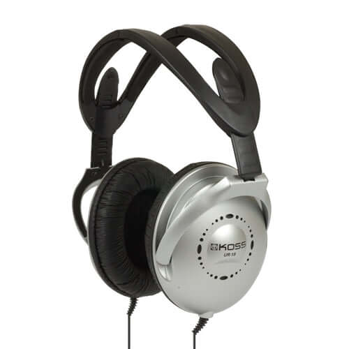 Koss UR18 lightweight headphones, ideal bulk school headphones for students and education, offering quality sound and comfort.