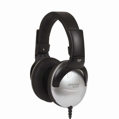 Koss UR29 foldable headphones with volume control, perfect bulk school headphones for educational use.
