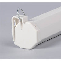 Thumbnail for Close-up of the manual operation mechanism for the 50'' x 50'' WS-W50 projector screen in matte white finish.