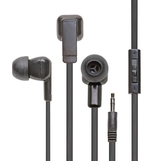 Califone E3 Ear Bud - 10 - Pack for schools, featuring durable, noise-reducing design, ideal bulk headphones for education.