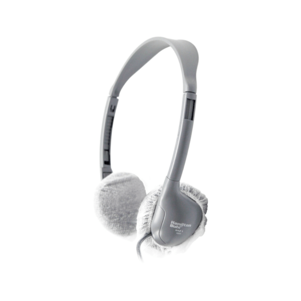 HygenX Sanitary Ear Cushion Covers (2.5" White) For Headphones & Headsets - Bulk Bag of 1,000 Pairs – WHITE